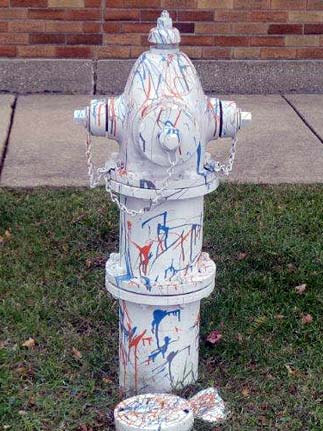 St. Charles and Cornell - Splattered